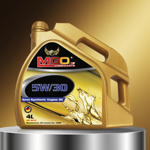 <b>5W</b>-<b>30</b> SN Certified Semi-Synthetic <b>Oil</b>, Megzol MGO 14KG/4L, High Performance & Cold-Start Protection - Product Image 1