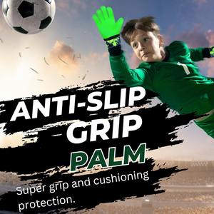 Nouveaux gants de gardien de but en latex allemand imperméables, respirants, à doigts entiers, avec sangle de poignet réglable, fermeture à lacets, protection de la paume de 4 mm - Product Image 4