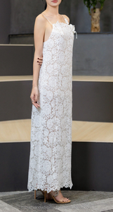 Vestido de encaje floral premium personalizable para resort de verano con MOQ bajo y estilo informal de alta calidad - Product Image 3