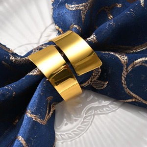 Porte-serviettes de table en métal unique pour fêtes de mariage à domicile, accessoire de table à manger pour restaurant, porte-papier de soie - Product Image 4