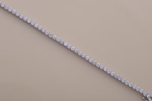 Pulsera de diamantes redondos cultivados en laboratorio de 7.09 quilates en oro blanco/rosa/amarillo de 9 quilates, joyería fina. - Product Image 3