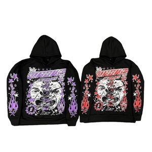 Sudadera con capucha personalizada Pullover DTG/Puff Impresión Sudadera con capucha Logotipo personalizado Fabricante personalizado Streetwear en MOQ bajo - Product Image 1