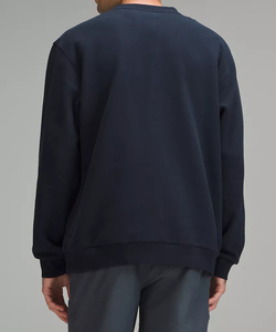 Sweat à capuche en molleton de coton personnalisé, couleur unie, sweat brodé, poignets côtelés, tissu chaud et durable pour l'hiver, vente en gros en vrac - Product Image 2