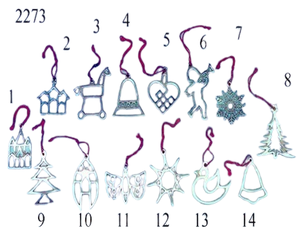 Ornement à suspendre en métal vintage lié à Noël Décoration Cadeau Pendentif Ornements suspendus - Product Image 6