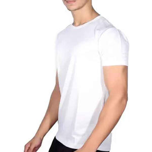 เสื้อยืดพิมพ์ลายแบบซับลิเมชั่น โพลีเอสเตอร์ 100% สำหรับผู้ชาย ปี 2025 รับทำโลโก้ตามสั่ง - Product Image 5