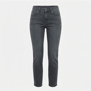 Jeans en denim pour femmes, taille mi-haute, coupe skinny, élastique, grande taille, style ajusté, extensible, style galbé, qualité supérieure, pantalon élégant - Product Image 1