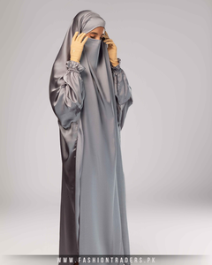Entrega rápida en todo el mundo Venta al por mayor Jilbab One Piece Color sólido Musulmán Abaya Vestido Premium Calidad Poliéster Tela Bajo MOQ - Product Image 5