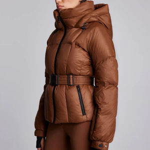 Chaqueta de Invierno Clásica Informal de Alta Calidad para Mujer, Chaqueta Acolchada con Cierre de Cremallera, Transpirable, de Lona de Algodón - Product Image 3