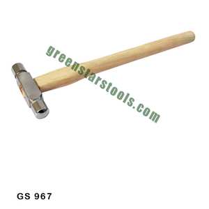 Martillo de bola con mango de madera GS 967 para herramientas y equipos de joyería de joyeros - Product Image 1