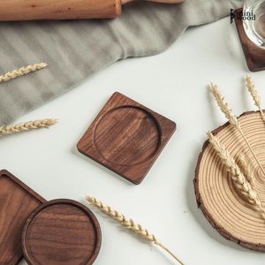 Ensemble de sous-verres en bois durable, fabriqué à partir de matériaux naturels pour une vie respectueuse de l'environnement - Product Image 2