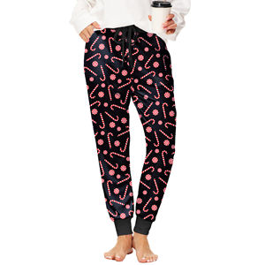 Élégant confort pantalons de survêtement de noël femmes Premium Style cordon pantalons de survêtement de noël Polyester 2025 Look de vacances - Product Image 4