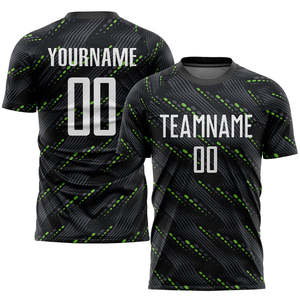 Maillots de football personnalisés haut de gamme, uniformes de football par sublimation, séchage rapide, respirants, manches courtes, unisexe, adulte, toutes saisons, polyester - Product Image 5