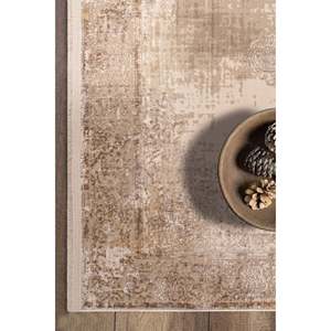 พรมปูพื้น Netline Modern Gallery รุ่น GL1160 สีเบจ สำหรับตกแต่งบ้าน ผลิตจากวัสดุ 60% วิสโคส 40% อะคริลิก ไม่หลุดร่วง ทำความสะอาดง่าย ทนทาน 60% วิสโคส 40% - Product Image 4