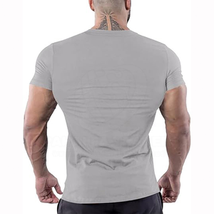 DZ 22931 hommes sportif coupe ample Long T-Shirt 100% coton Jersey fil teint conception vierge impression numérique méthode de tissage non tissé - Product Image 4