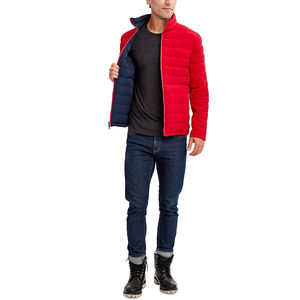 Veste matelassée de haute qualité, veste matelassée à bulles imprimée pour homme, veste matelassée chaude d'hiver pour homme, veste matelassée personnalisée OEM - Product Image 4