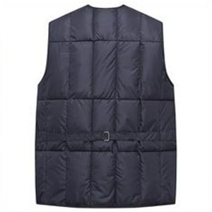 เสื้อแจ็คเก็ตผู้ชายแบบยุทธวิธี กันน้ำ มีซิป สำหรับฤดูใบไม้ร่วงและฤดูหนาว คุณภาพสูง สไตล์ลำลอง สีพื้น ไม่มีแขน หนา อุ่น  แบบสั่งทำพิเศษ - Product Image 3