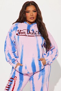 OEM <b>Tie</b> <b>Dye</b> design custom logo silk screen printed fleece <b>hoodie</b> for women premium quality cotton fleece <b>hoodie</b> - Product Image 4