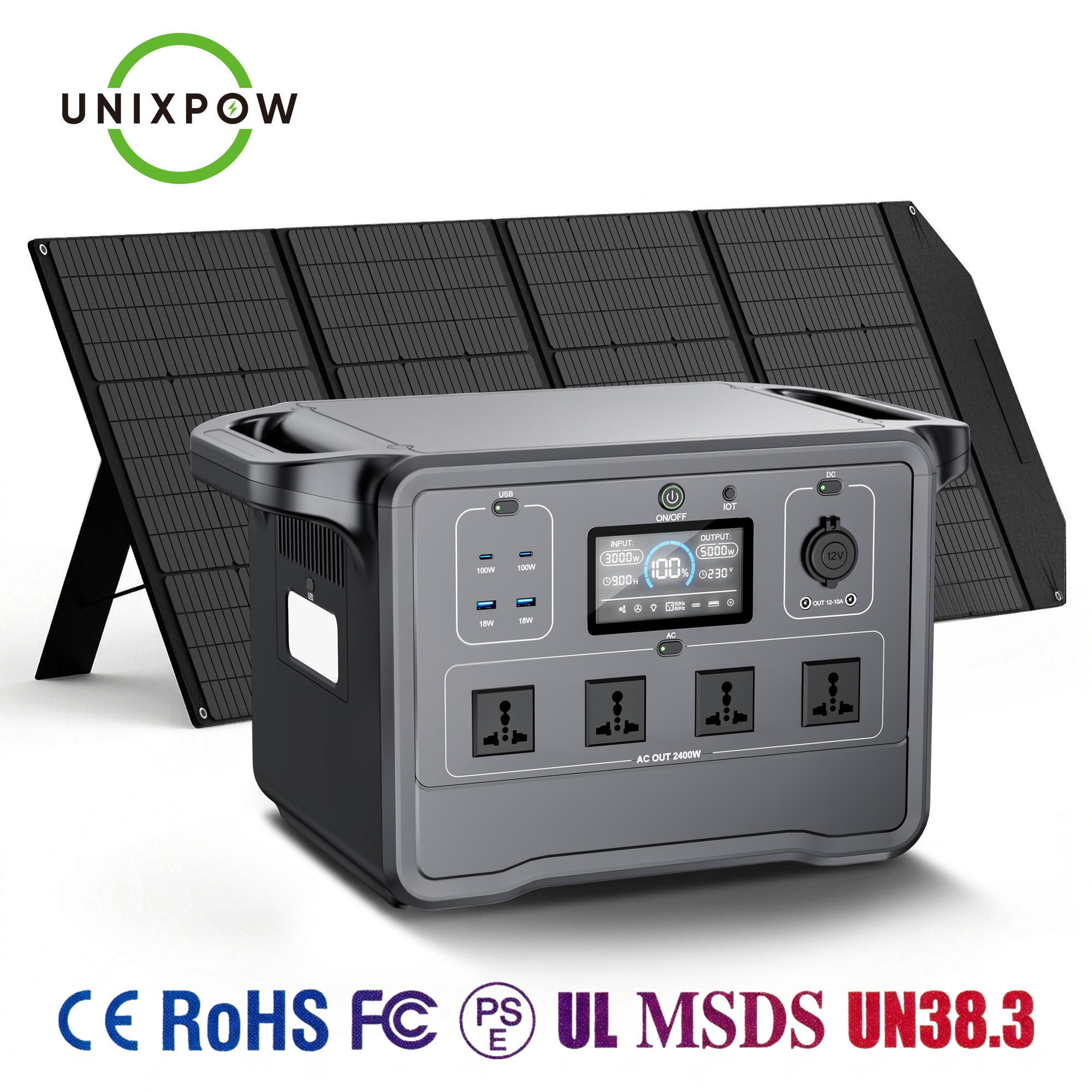 2662.4Wh/2400W