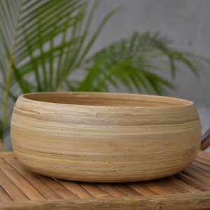 Vente en gros de bol de service en bambou filé écologique pour restaurant fête à la maison fabriqué à la main par des Vietnamiens - Product Image 3