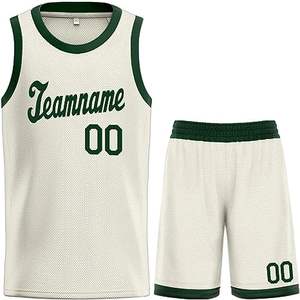 Conjunto de Uniforme de Baloncesto Personalizado Reversible Sublimado Transpirable de Secado Rápido, Camiseta y Pantalones Cortos, Ropa de Baloncesto Unisex para Adultos 100% - Product Image 1