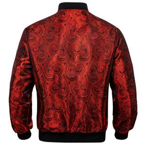 Chaquetas Bomber de Invierno con Cierre Completo y Cuello Alto para Hombre, a la Moda, al Mejor Precio, Impresión por Sublimación, Estilo Urbano, OEM, Resistentes al Viento - Product Image 4