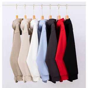 Pull à capuche en coton et polyester 300g pour hommes, sweat-shirts à capuche vierges avec impression de logo personnalisé - Product Image 6