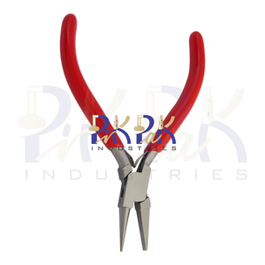 Pince à ressort pour retirer les clips, une mâchoire plate et une mâchoire ronde, taille 130 mm, en acier inoxydable, pince de réglage de bracelet - Product Image 4