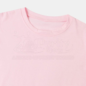 Vente en gros de t-shirts 100% coton pour hommes taille personnalisée avec logo avant pour un style personnalisé - Product Image 3