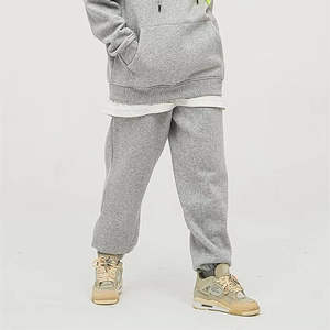 กางเกงวอร์มผู้ชายคุณภาพสูง พิมพ์ลายตามสั่ง สีนู้ด ทรงขาตรง แฟชั่น สไตล์ผ้าฟลีซ ผ้าฝ้าย 100% - Product Image 4