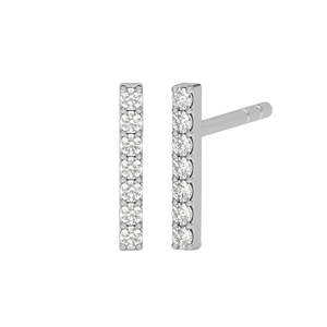 Compre Pendientes de Plata de Ley 925 de Primera Calidad para Mujeres y Niñas, Modernos, con Forma de Corazón y Flor, con Diamantes y Baño de Oro Rosa, para Compromiso - Product Image 1