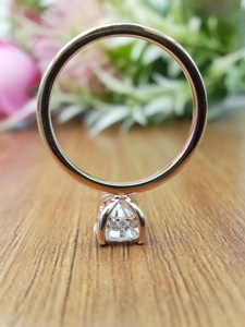 Women's Luxury 10K & 18K Gold Pear Cut Diamond Wedding Ring for Anniversary & Party Classic & Hip Hop Style - Product Image 4