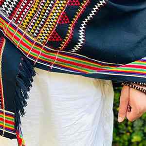 Men Winter Wool <b>Shawl</b> Solid Soft Warm Breathable Traditional Elegant <b>Wrap</b> - Product Image 6