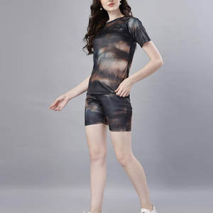 Ensemble de shorts 2 pièces d'été haut de gamme pour femmes de qualité supérieure - Product Image 4