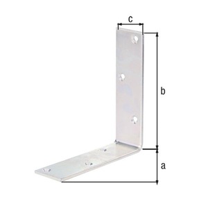 Balkenwinkel L150x150 Mmmm B.40mm STA S.5mm <b>Brackets</b> VPE 20 - Product Image 3