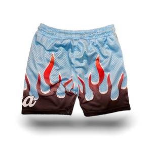 Pantalones Cortos de Malla Personalizados para Verano, Estilo Urbano, Holgados, de 5 Pulgadas, Sublimados, a la Moda, para Hombre - Product Image 5