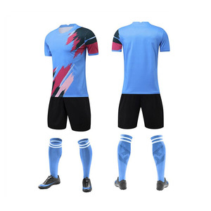 Uniforme de Fútbol Económico de Alta Calidad, 100% Poliéster, Secado Rápido, Transpirable, para Clubes, Academias, Eventos de Fútbol, Pedidos al por Mayor, Global - Product Image 1