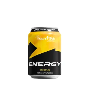 Venta a granel INTERFRESH Energy Drink 250 Ml Rojo/Azul/Plata Venta