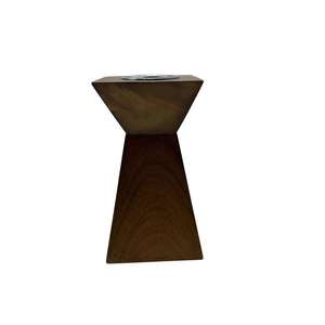 Portavelas de madera para Decoración de mesa de boda, decoración de invierno, portavelas de madera, la mejor fábrica - Product Image 1