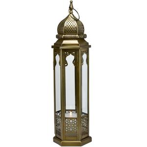 Elegantly Designed <b>Moroccan</b> Style Decorative Metal Lantern for Home Decoration Perfect for Home Decor Parties & Events Table Top - Product Image 4