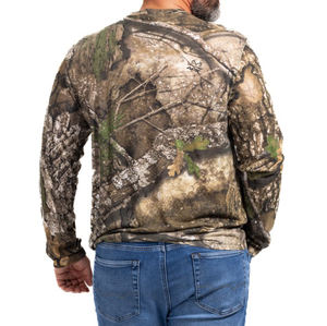 Camisetas de Caza Personalizadas por Sublimación para Hombre, Transpirables, Anti-UV, 100% Poliéster Coolmax, Manga Larga, Venta al Por Mayor - Product Image 5