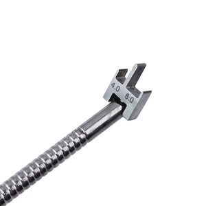 Dental <b>Bracket</b> Gauge Orthodontic <b>Bracket</b> Positioner Gauge Stainless Steel Locator Positioner Teeth Dentistry Lab Tool - Product Image 6