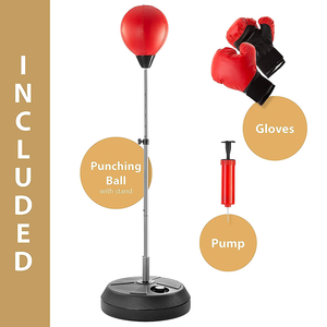 Ballon de vitesse de boxe en cuir PU personnalisé First Fitness - Durable, écologique, hauteur réglable, taille/couleur/logo personnalisables - Product Image 2