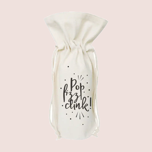 Sac à vin en coton épais avec logo personnalisé imprimé, idéal pour une bouteille d'un litre, sac à cordon, emballage pour bouteille d'alcool - Product Image 5