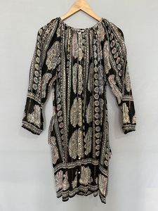 Motif imprimé floral paon mi-longueur robes décontractées décontracté plissé sans manches à volants Maxi robes coréennes été - Product Image 2