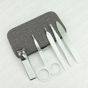 Premium Multi Color Manicure <b>Pedicure</b> <b>Set</b> Professional Nail Grooming Kit Custom Logo Stainless Steel Tools Wholesale OEM - Product Image 4