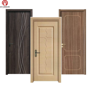 Puerta de Polímero Impermeable de Madera Maciza MDF, Diseño Moderno, Material Ecológico Personalizado, Fabricada en Vietnam, para Almacenes y Apartamentos - Product Image 4
