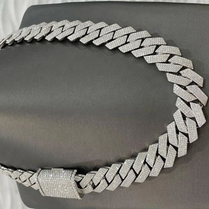 สร้อยคอโซ่ทองแดงคิวบาแบบแฟชั่นความยาวที่กำหนดเองเครื่องประดับเพทายฮิปฮอปส่วนบุคคลสำหรับของขวัญวันครบรอบอินเทรนด์ - Product Image 4