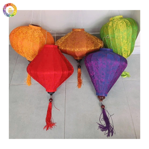 Linterna de seda vietnamita de lujo, decoración colgante única para el hogar, cafetería y hotel - Product Image 1