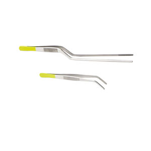 ชุดคีมคีบอาหารสำหรับเชฟแบบใหม่คีมคีบปลาสีเงินยาวตรงทำจากสแตนเลส - Product Image 6