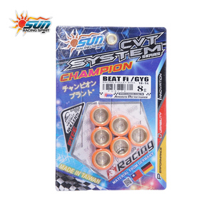 Poids de variateur de scooter haute performance SUN Racing BEAT Fi, 8g 18x14mm, mise à niveau de la transmission CVT, billes de poulie (6 pièces/ensemble) - Product Image 6